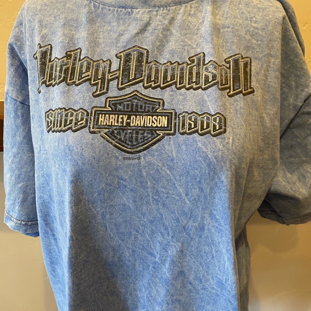 Harley Davidson Stone Wash Blue Trev Deeley Vancouver British Columbia Canada